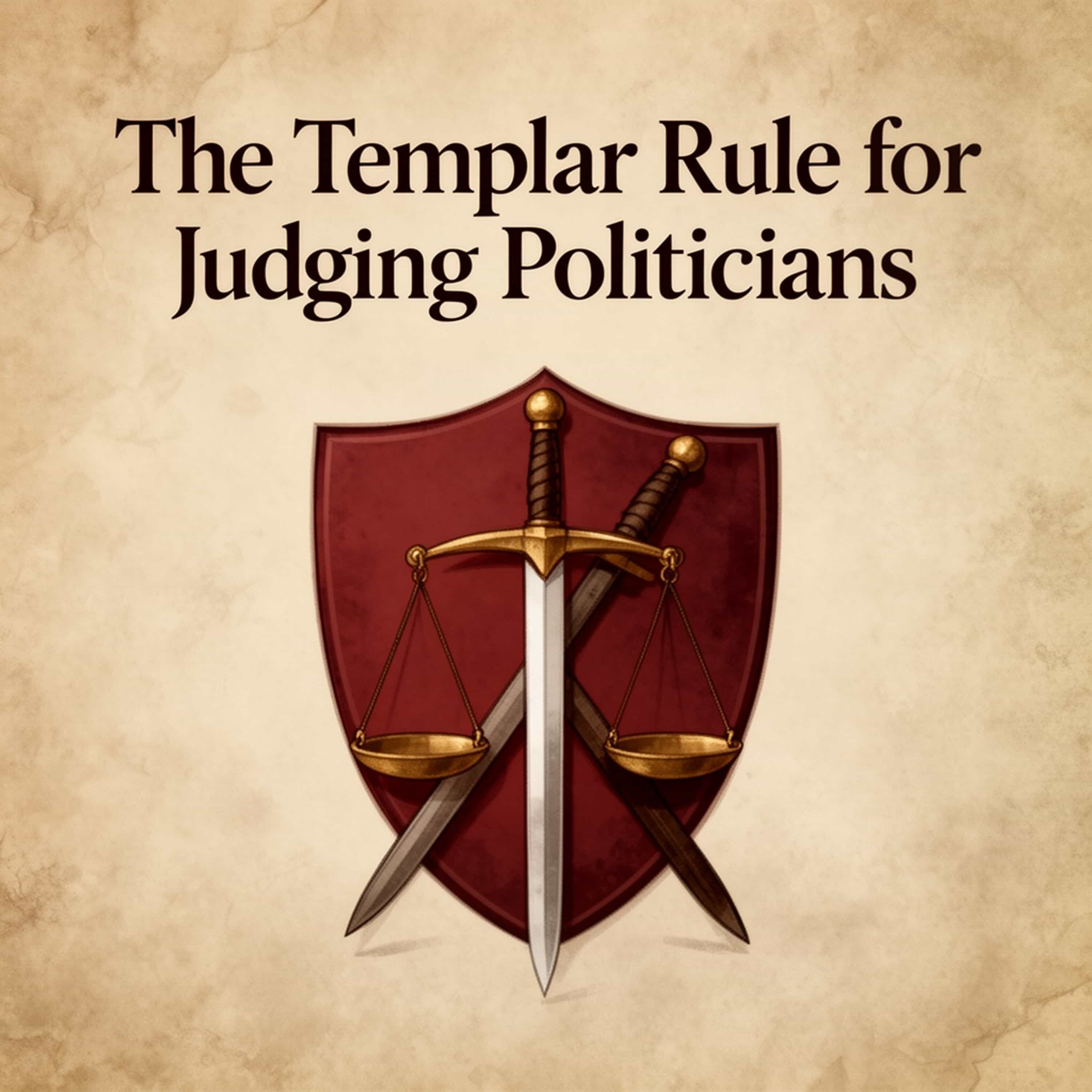 The Templar Rule for Judging Politicians episode artwork