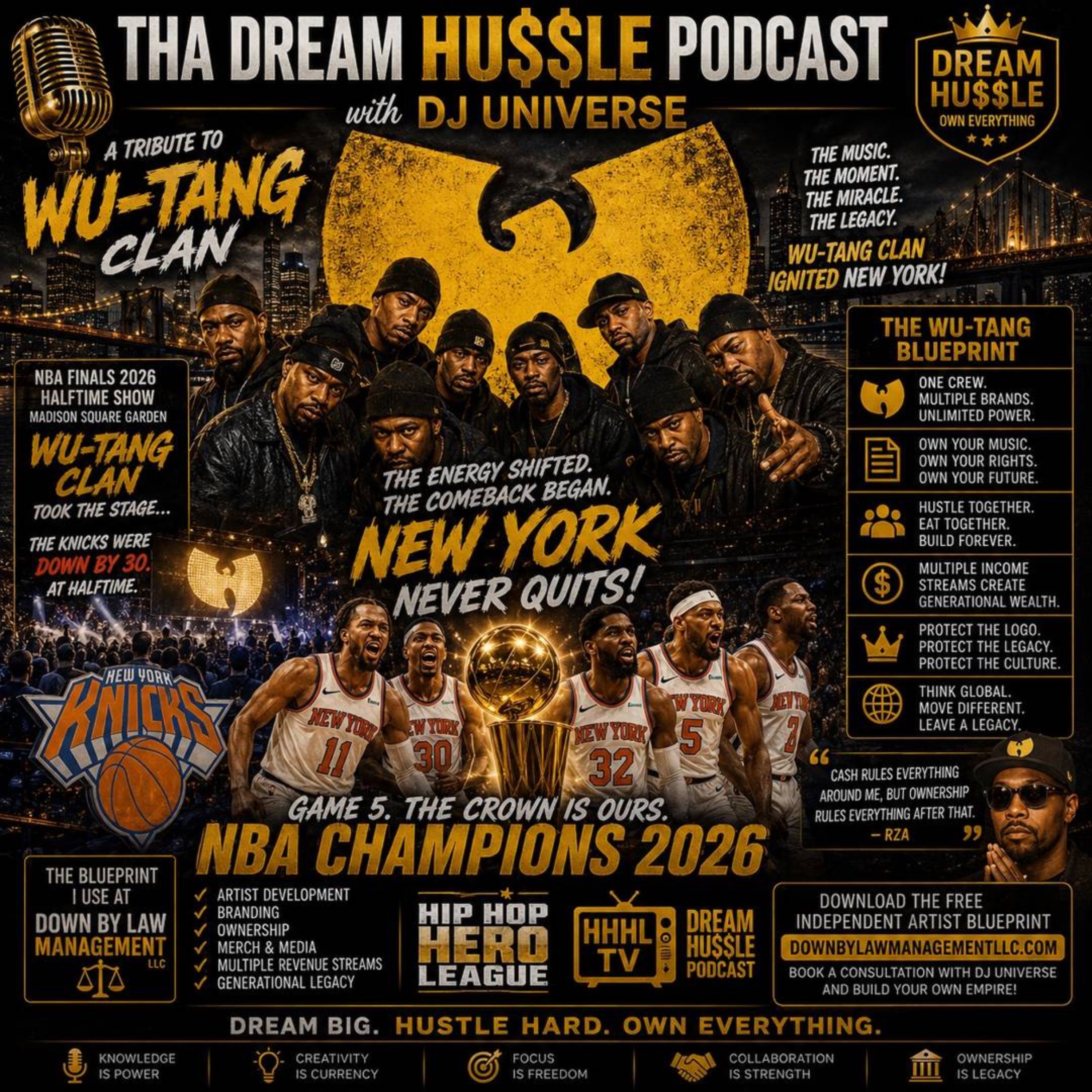 Wu-Tang Clan, The Knicks & The Blueprint for Ownership, Wealth & Legacy episode artwork