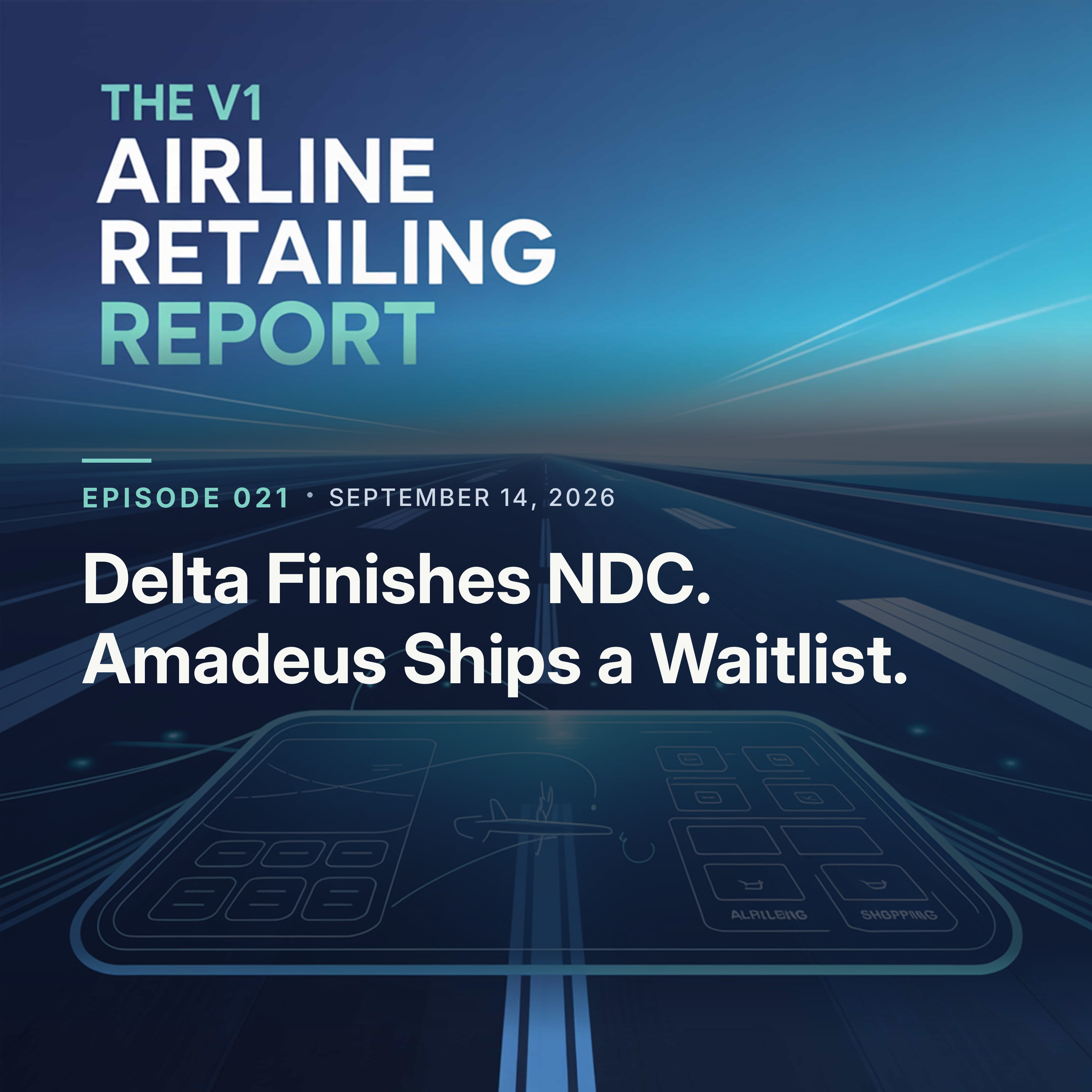 Delta Finishes NDC. Amadeus Ships a Waitlist. episode artwork