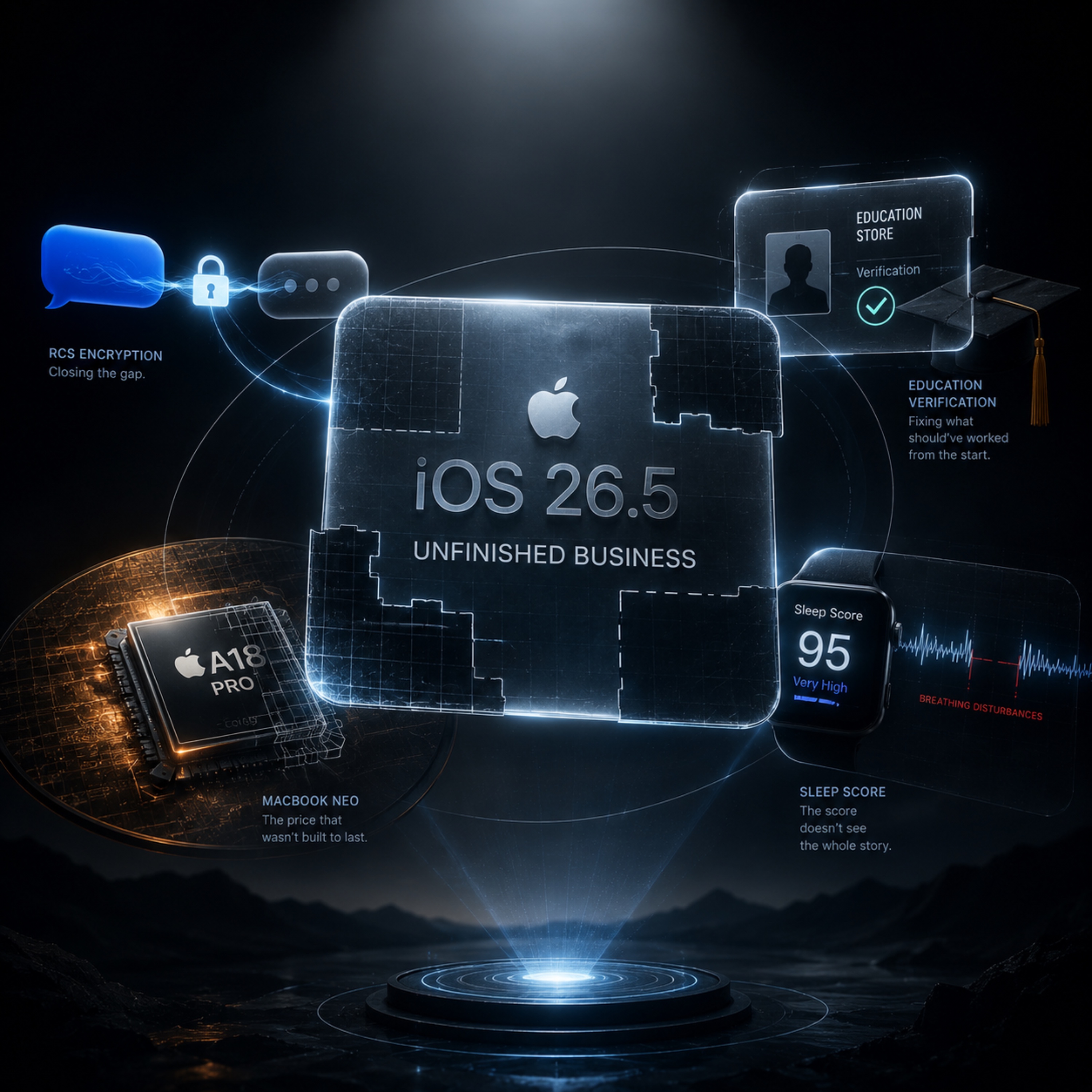 iOS 26.5: Closing Gaps, MacBook Neo Costs, and the Sleep Score Contradiction