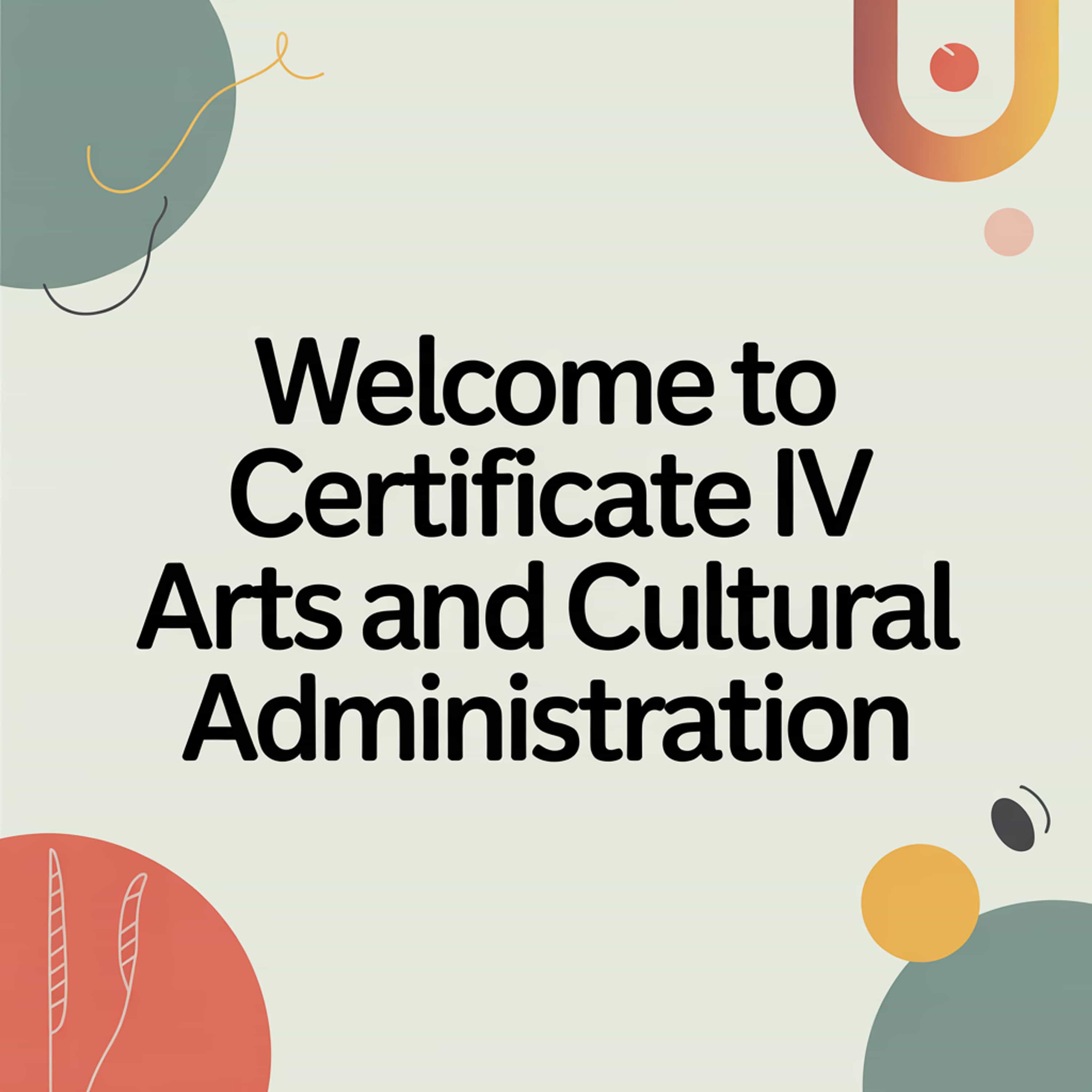 Starting Strong in Arts and Cultural Administration episode artwork