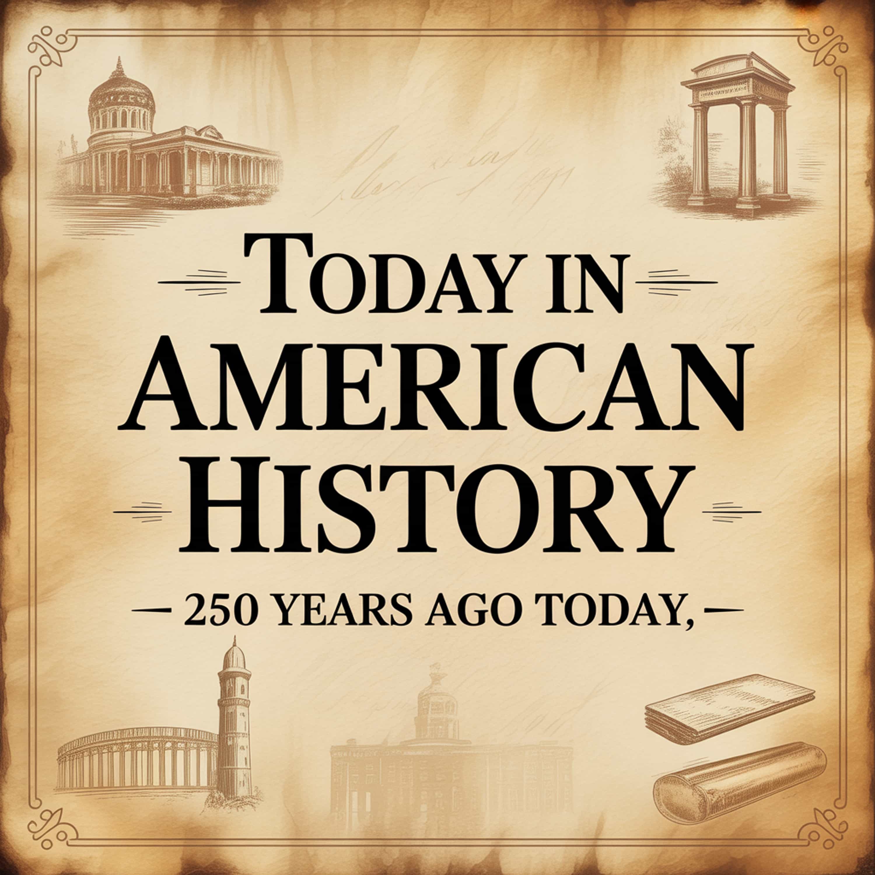 Today in American History - 250 Years Ago Today
