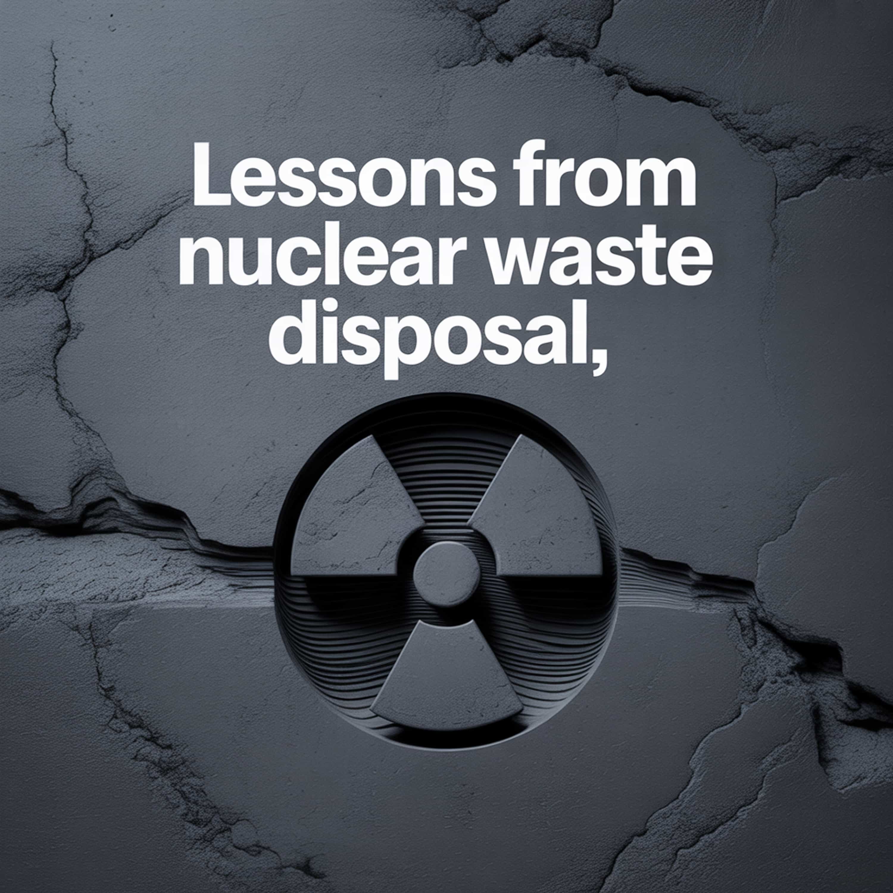 Lessons from Global Nuclear Waste Disposal episode artwork