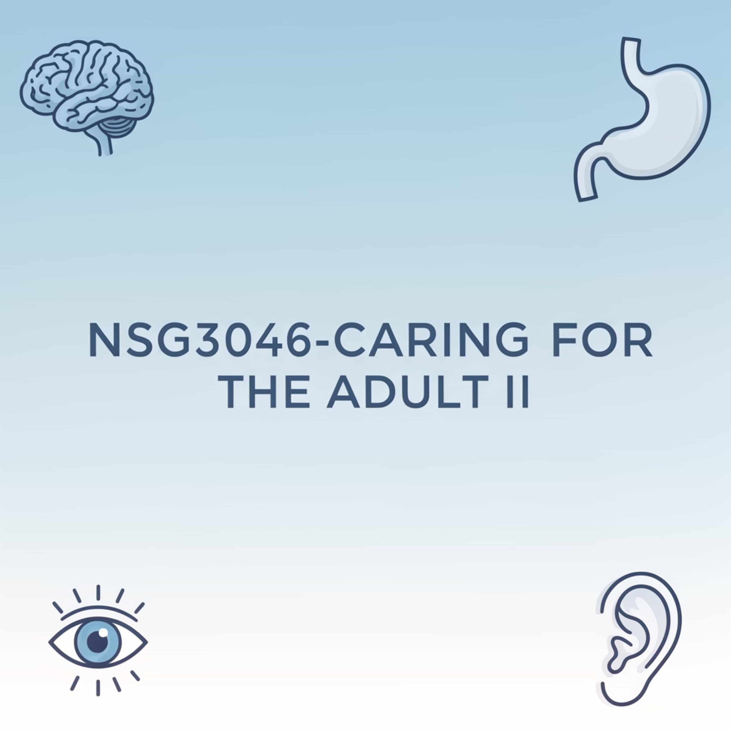 NSG3046-Caring for the Adult II podcast artwork