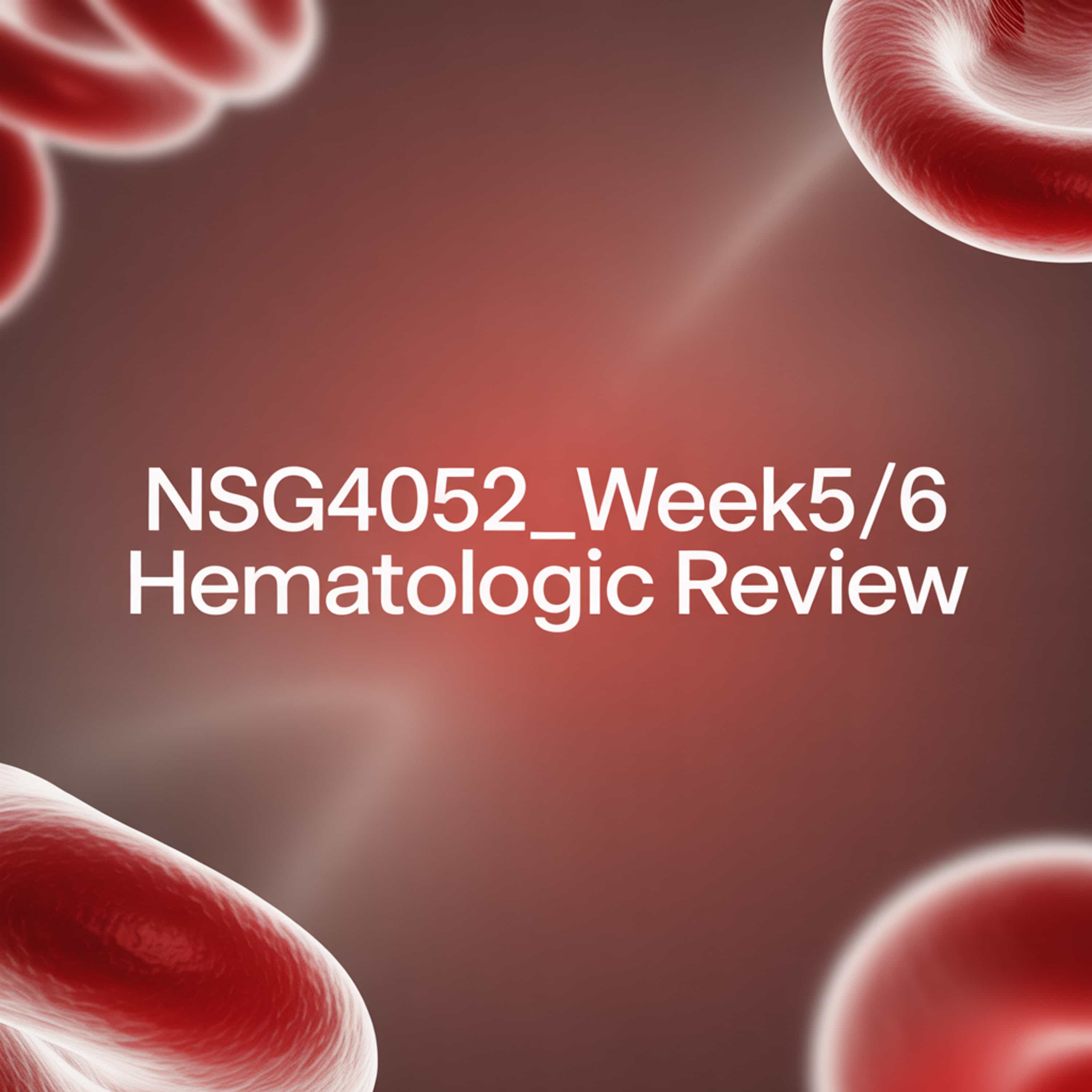 NSG4052_Hematologic podcast artwork