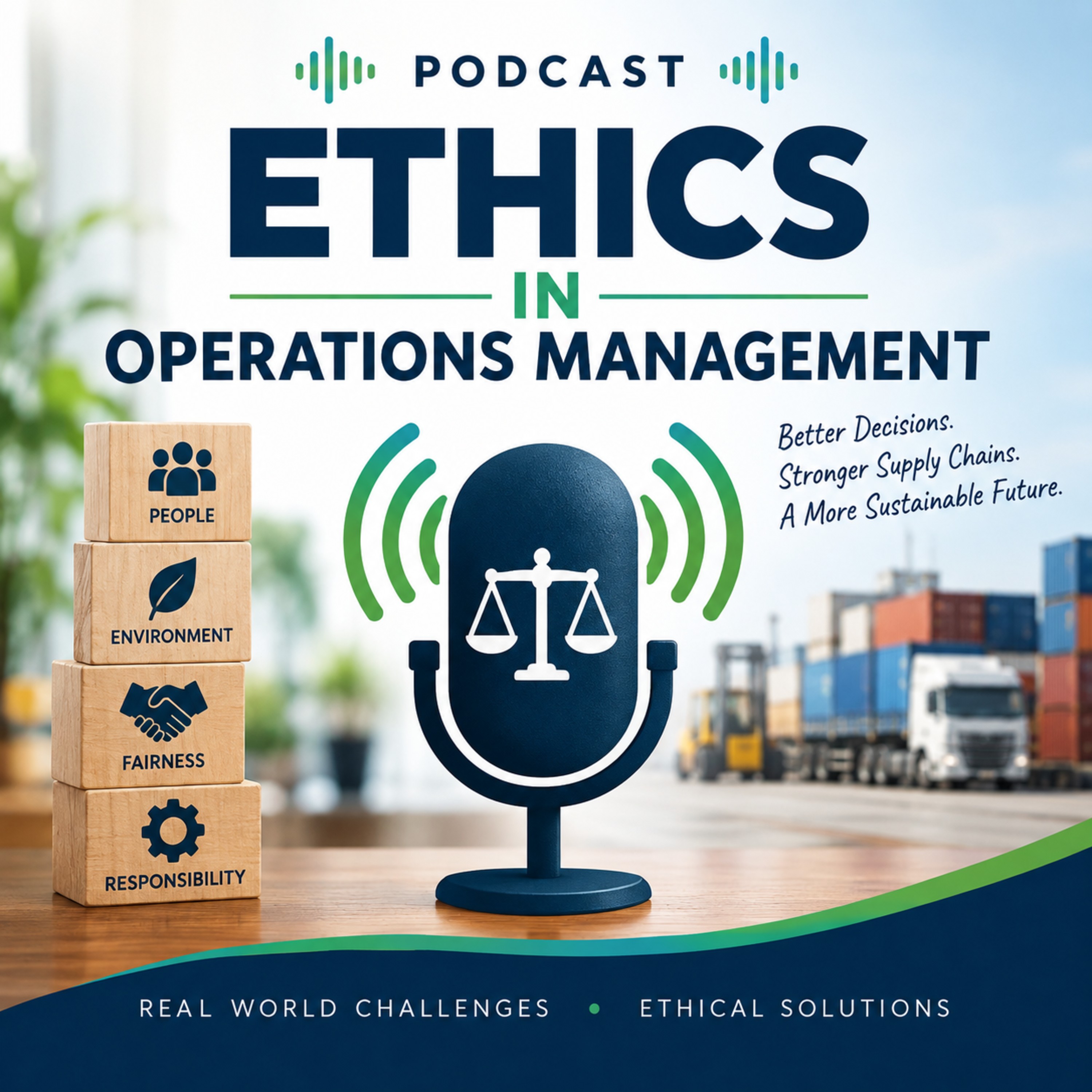 Ethics in Operations Management podcast artwork