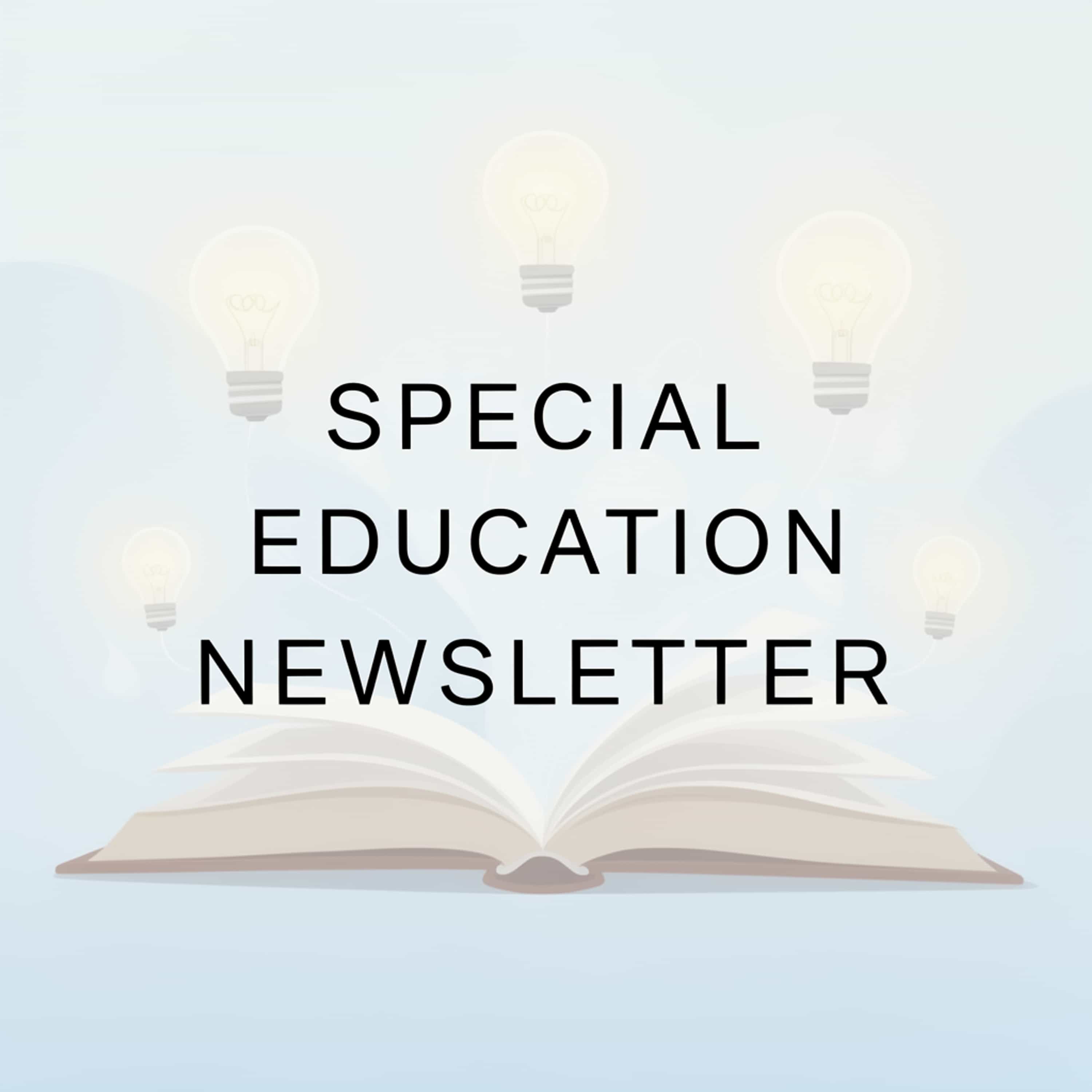 Special Education Newsletter cover art