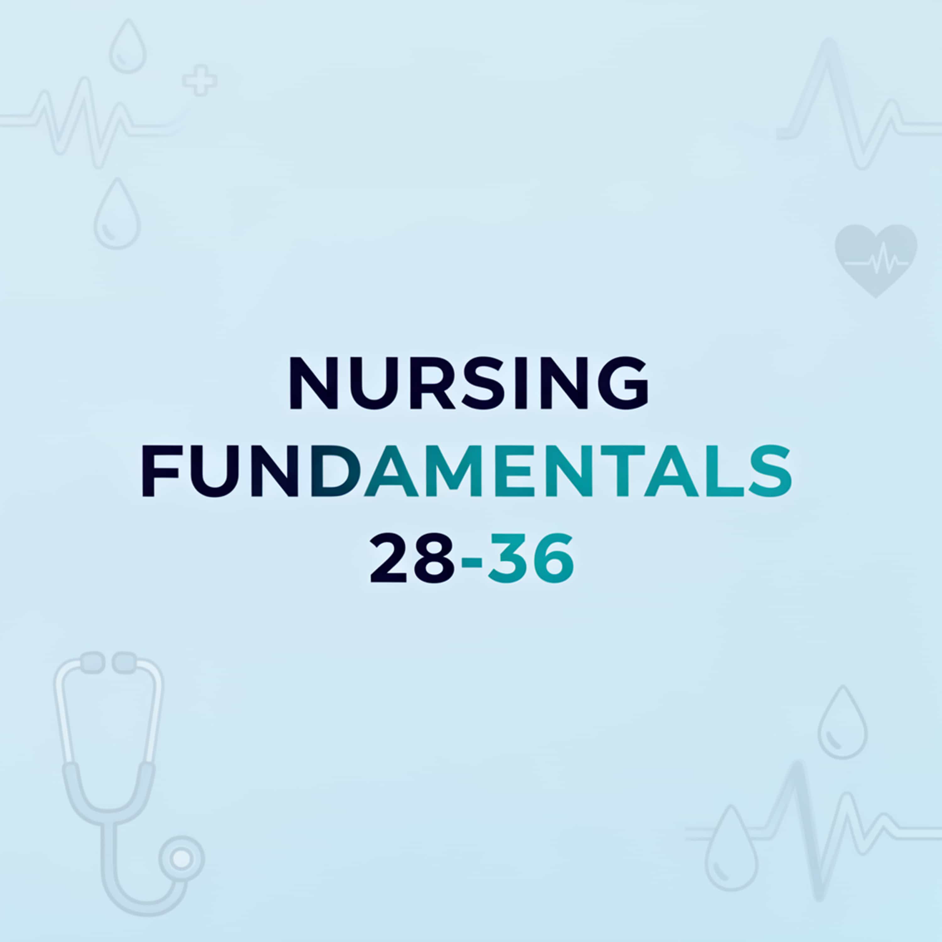 Nursing Fundamentals 28-36