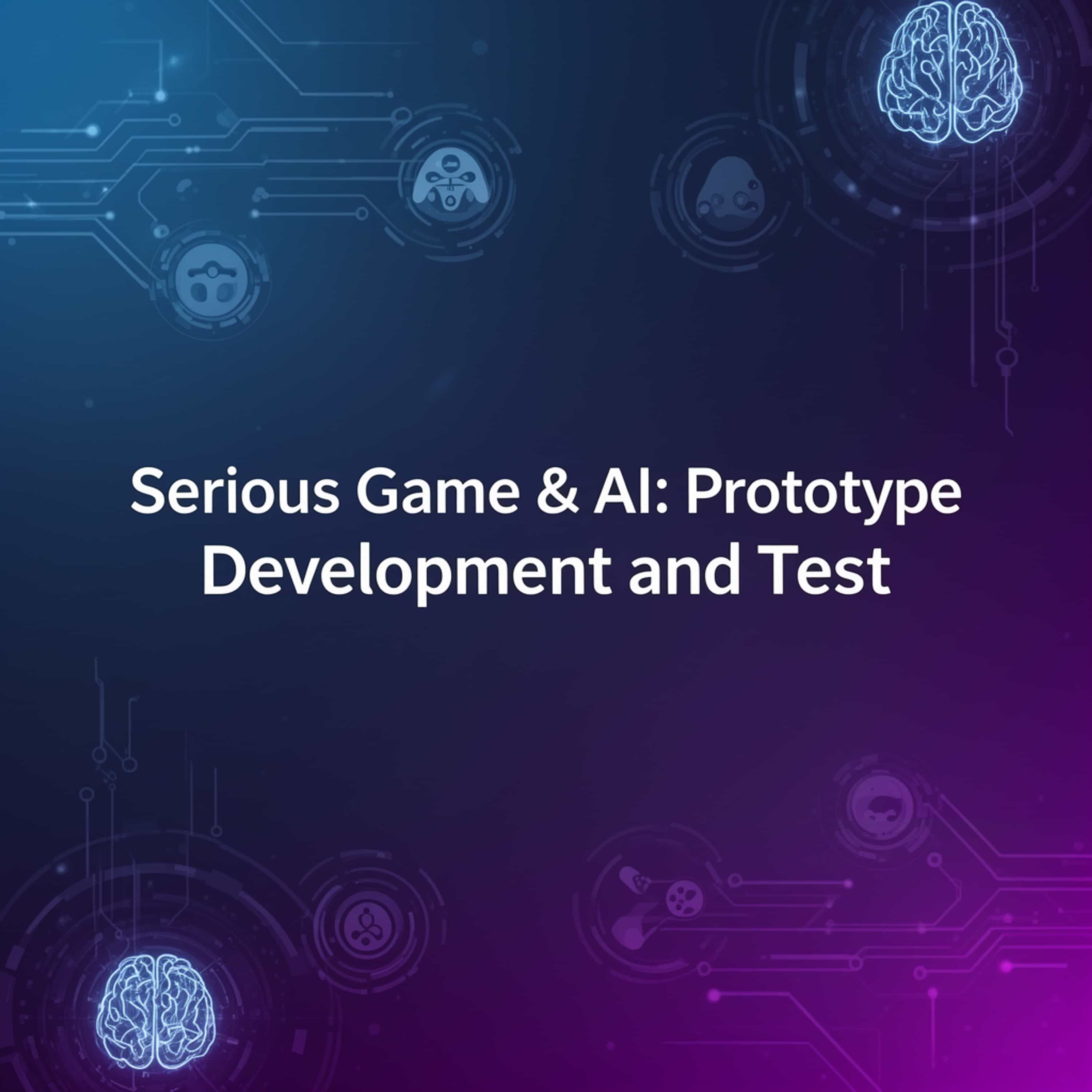 Serious Game & AI: Prototype Development and Test (Feed Disabled)