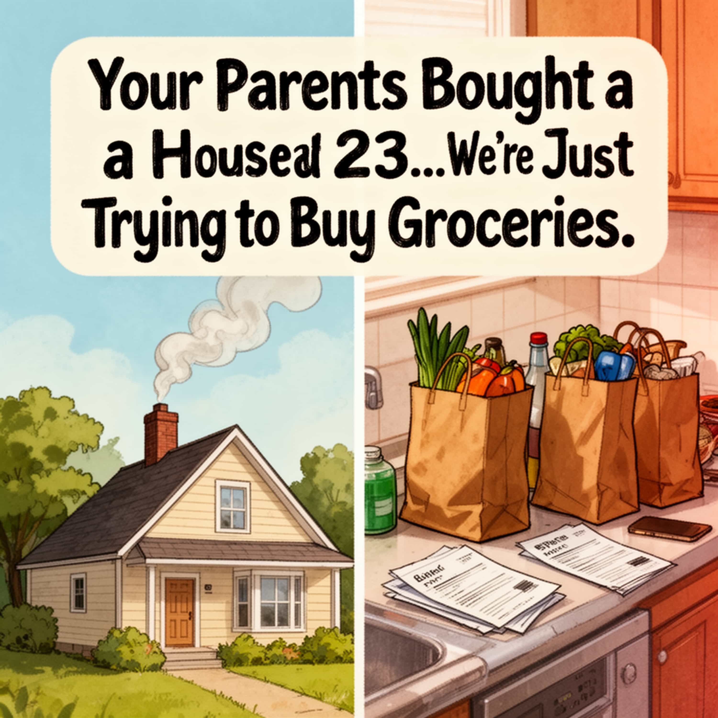 Your Parents Bought a House at 23… We’re Just Trying to Buy Groceries episode artwork