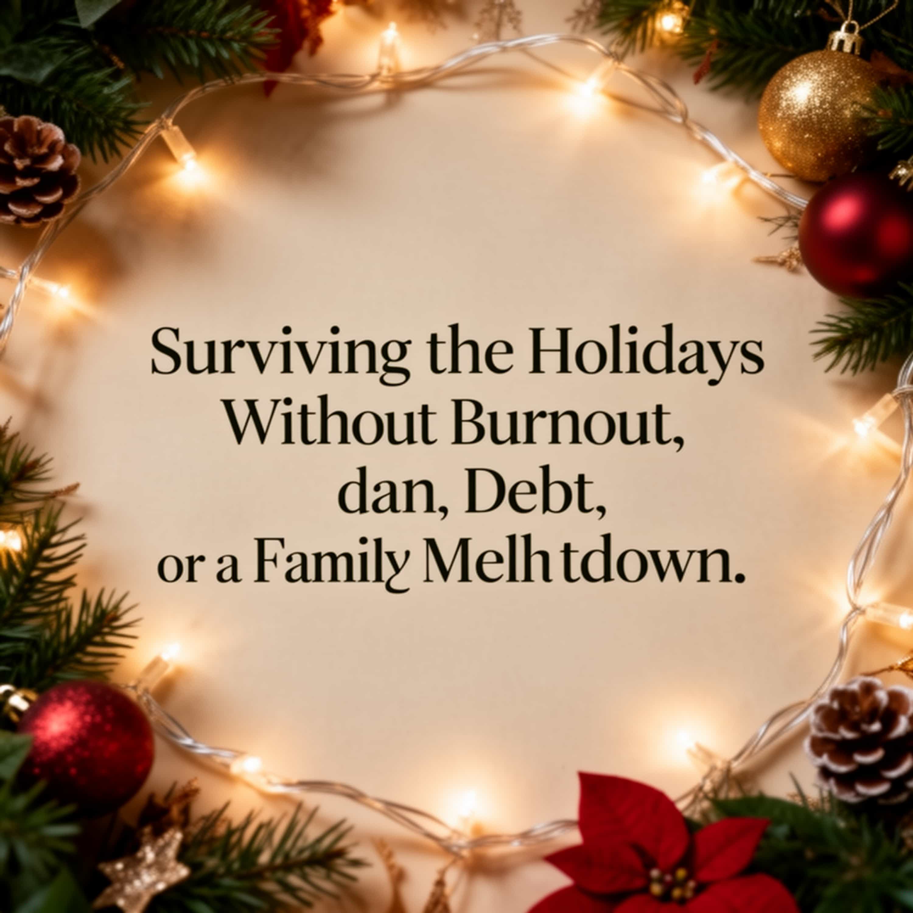 Surviving the Holidays Without Burnout, Debt, or a Family Meltdown episode artwork