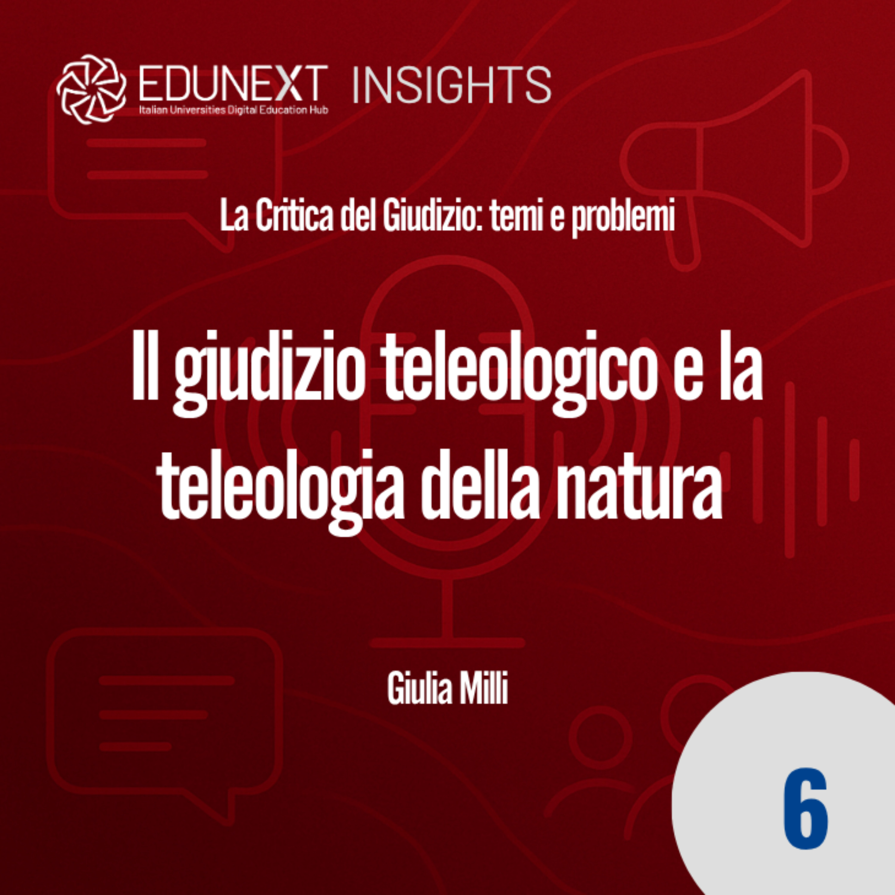 [06] Il giudizio teleologico e la teleologia della natura episode artwork