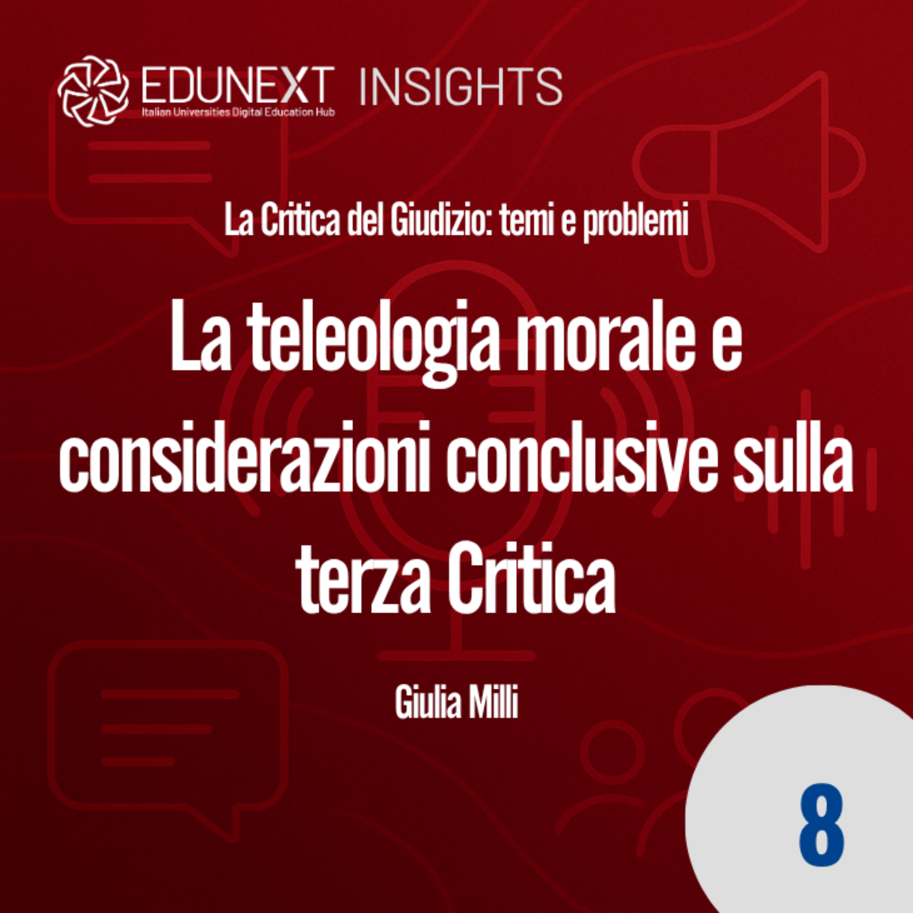 [08] La teleologia morale e considerazioni conclusive sulla terza Critica episode artwork