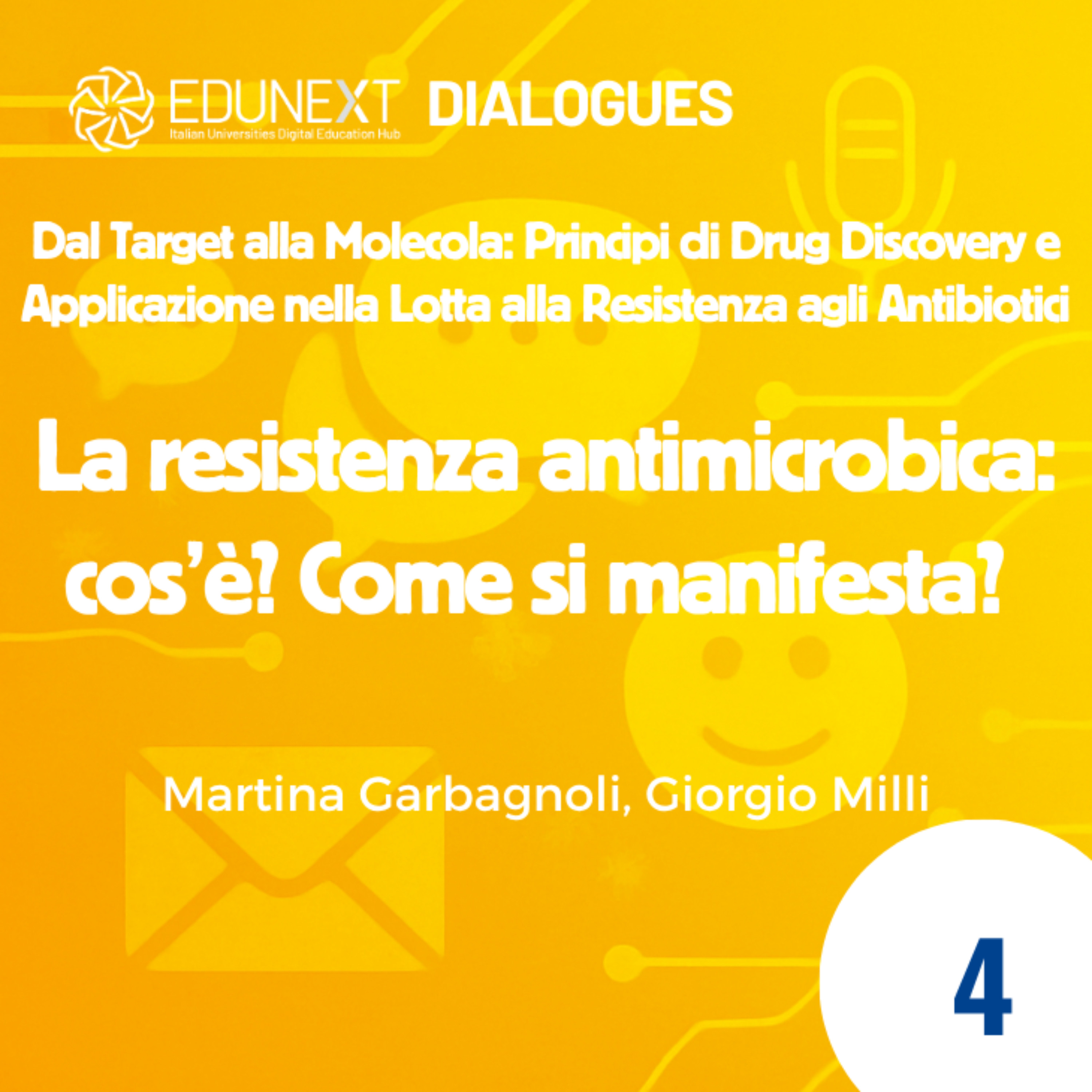 [04] La resistenza antimicrobica: cos’è? Come si manifesta? episode artwork