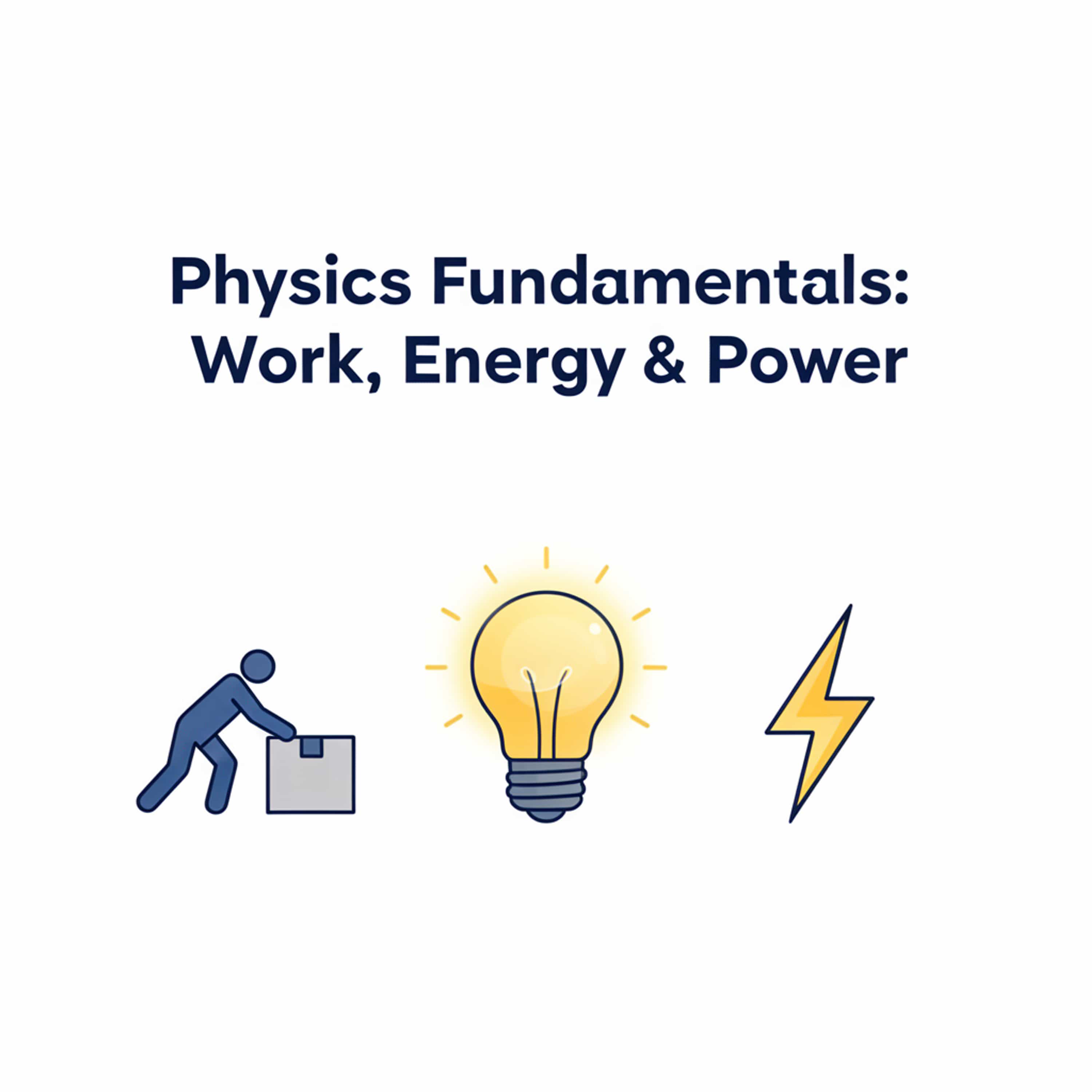 Physics Fundamentals: Work, Energy & Power (Feed Disabled)