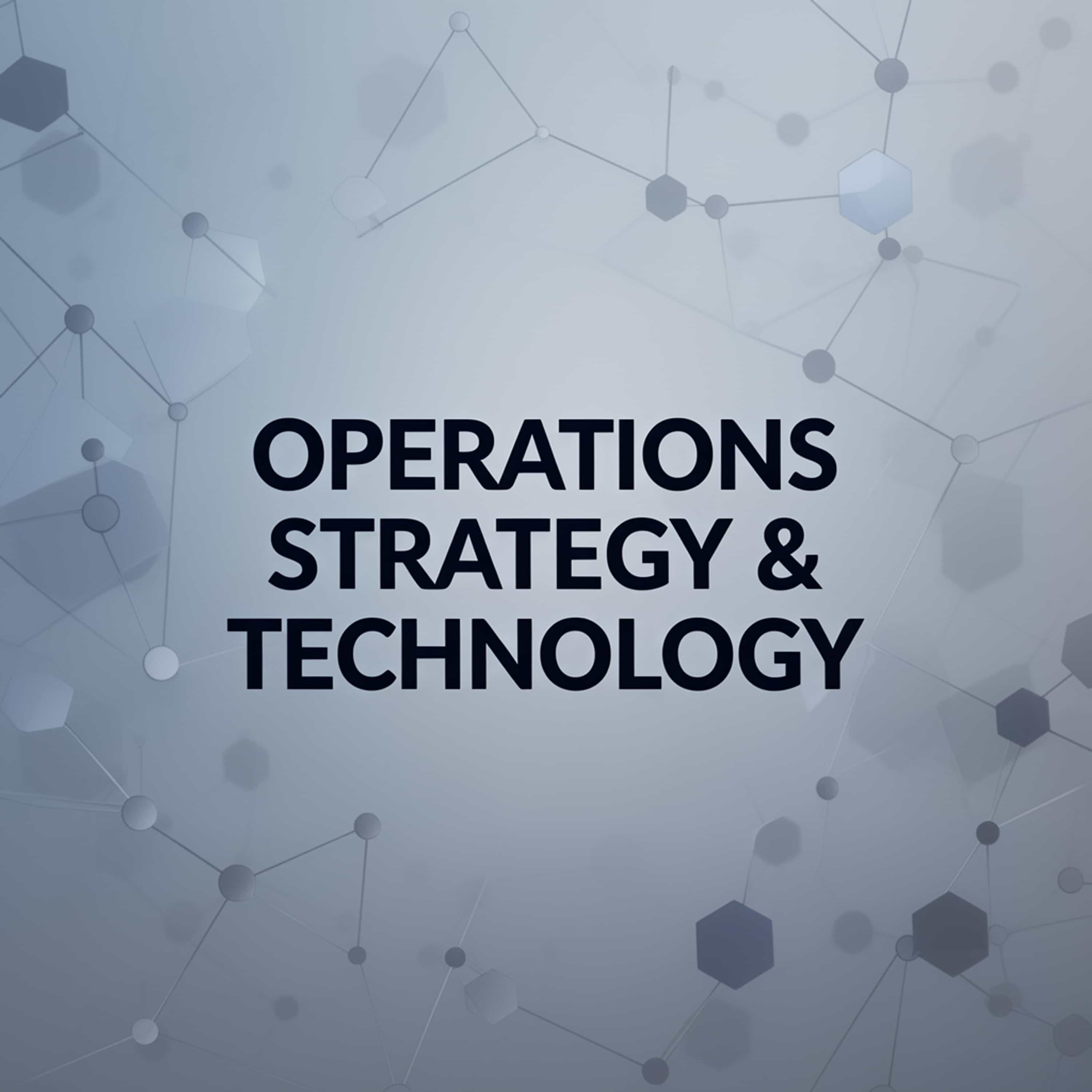 Operations Strategy & Technology (Feed Disabled)
