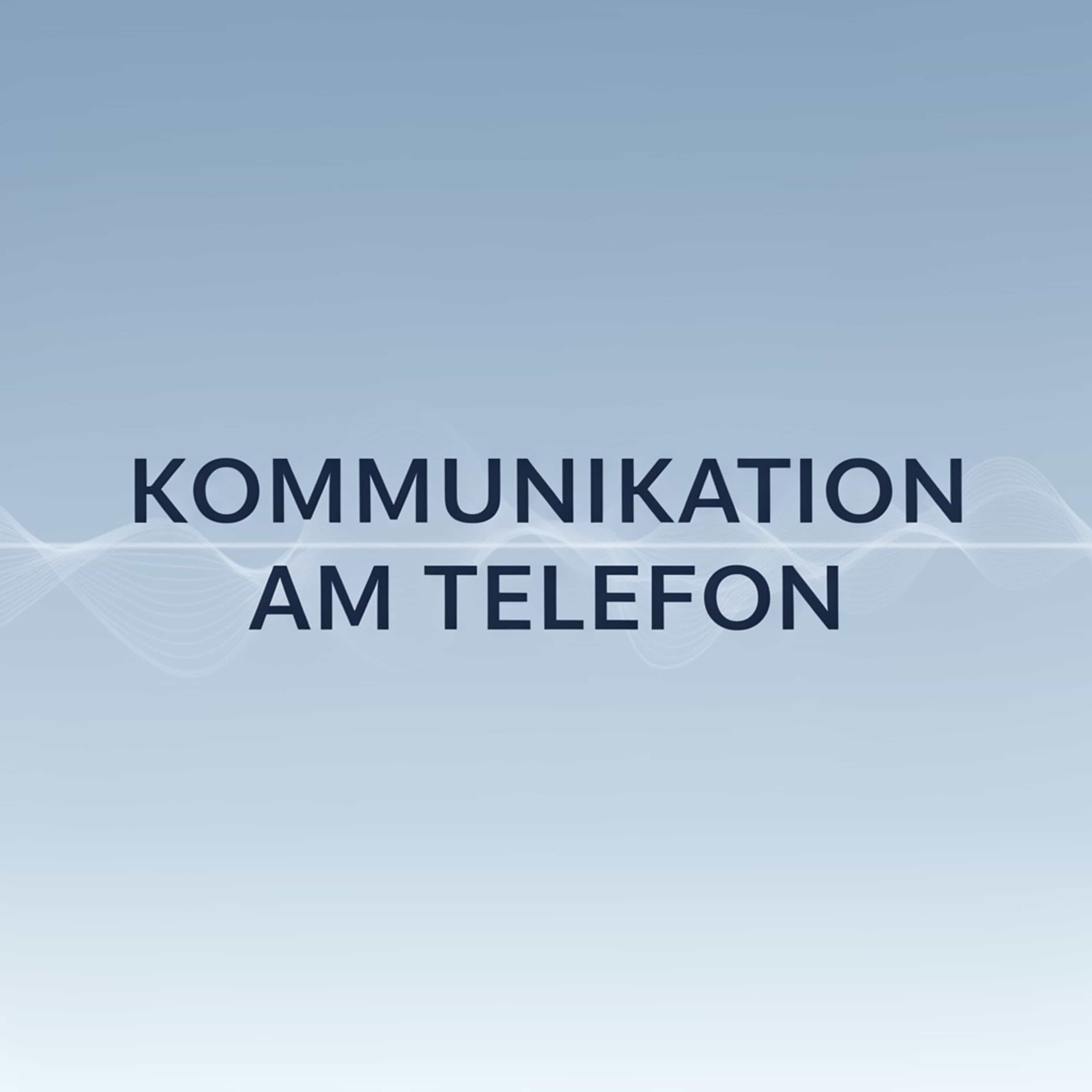 Kommunikation am Telefon (Feed Disabled)