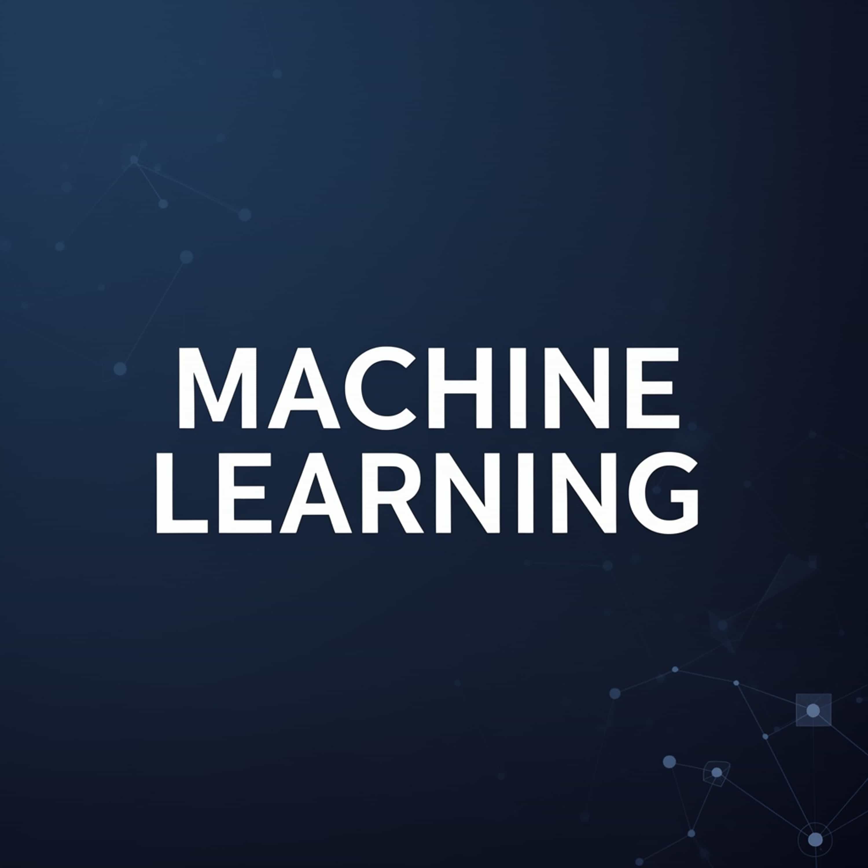 Machine Learning  (Feed Disabled)
