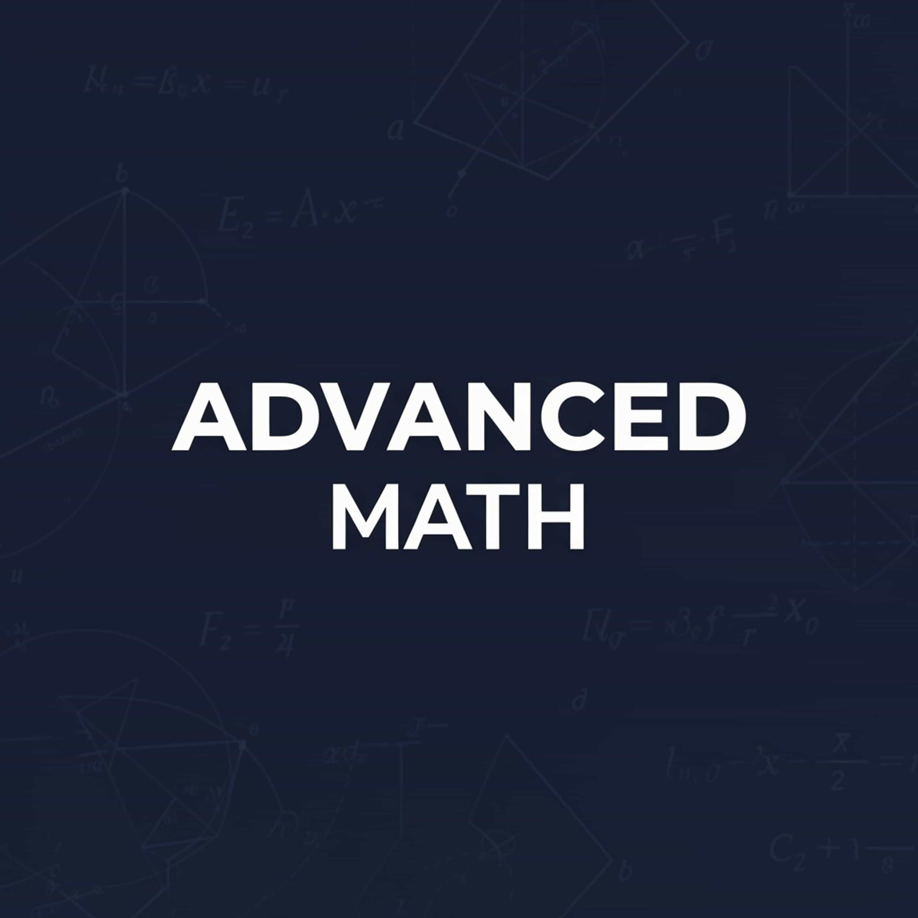 Advanced Math (Feed Disabled)