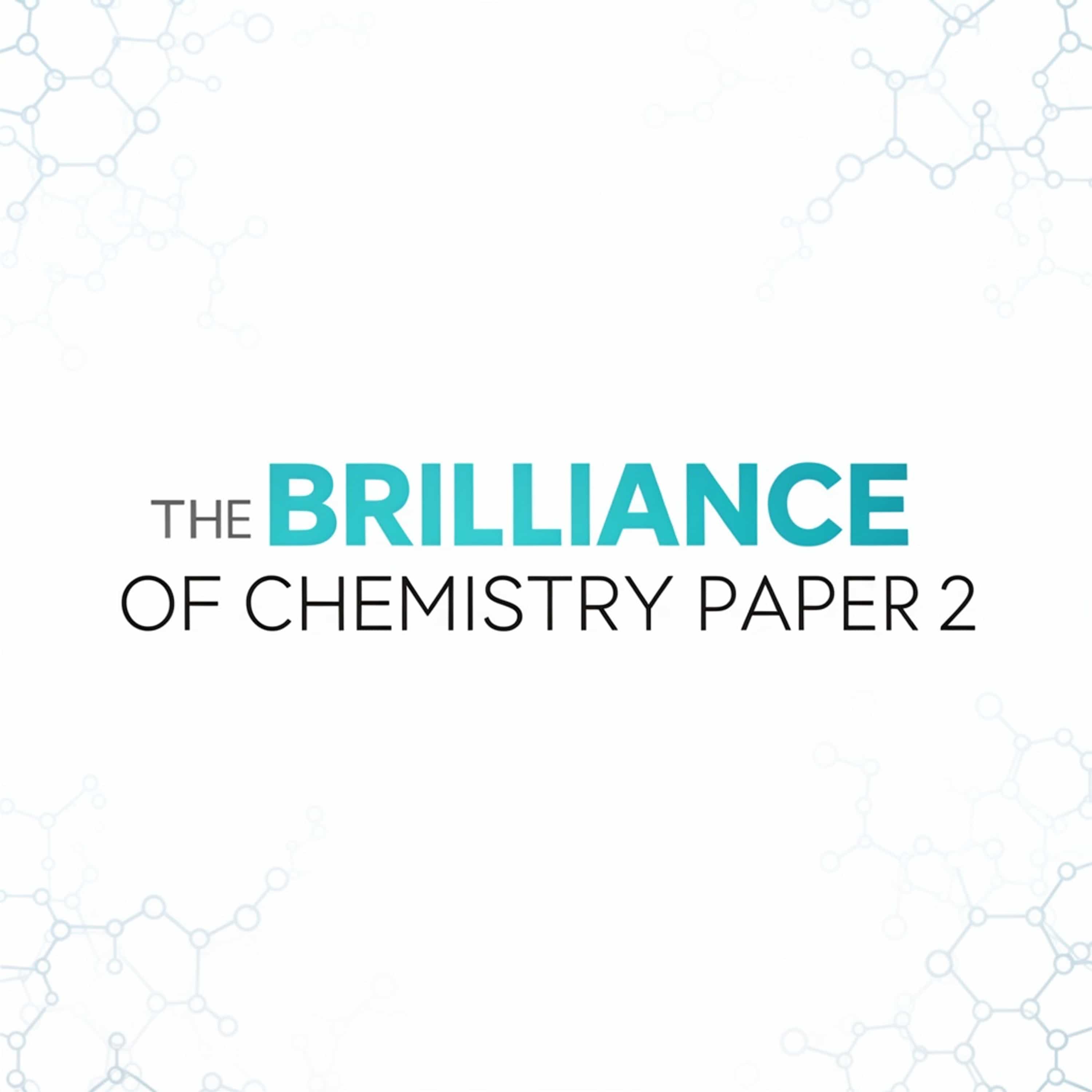The brilliance of chemistry paper 2 (Feed Disabled) cover art