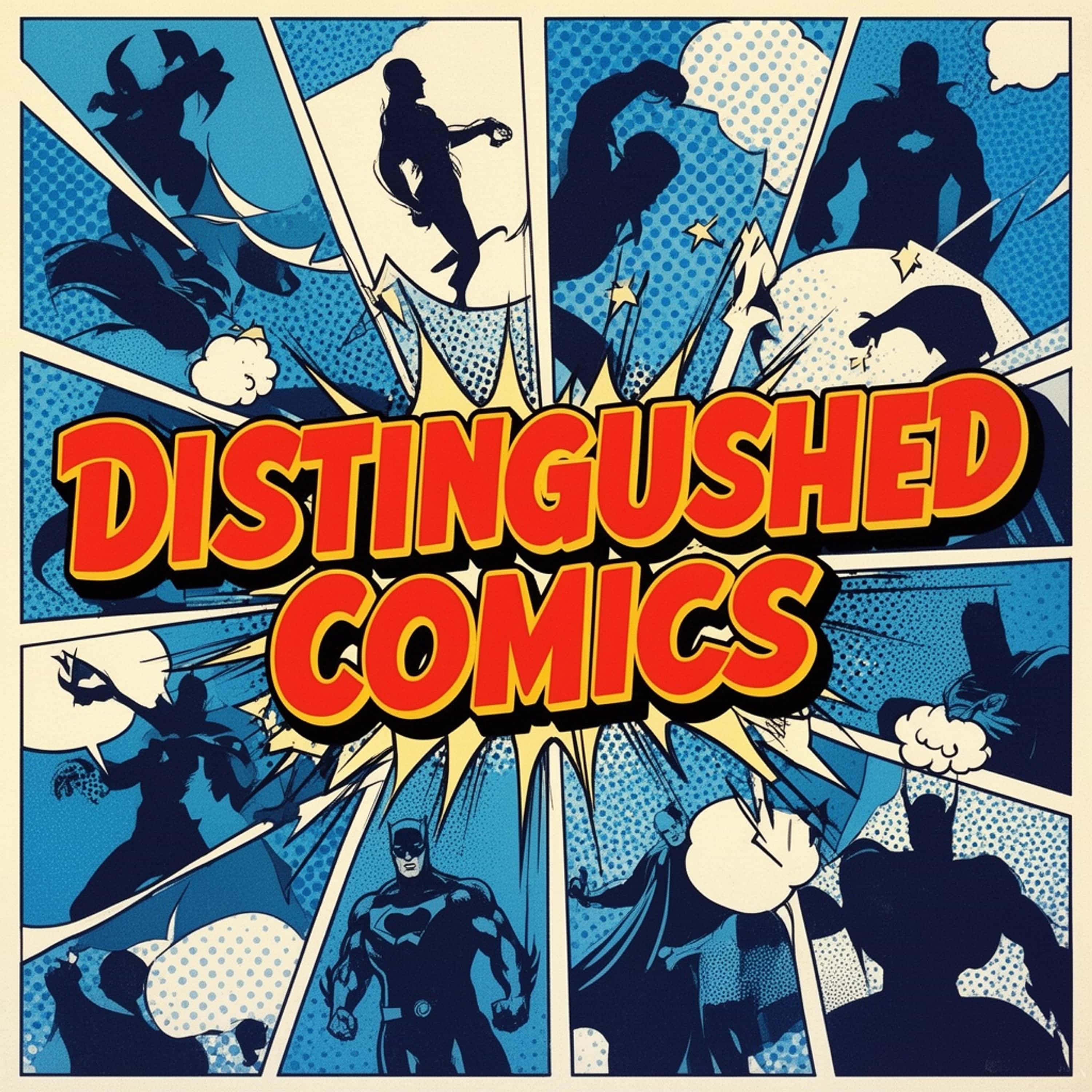 Distinguished Comics Radio cover art