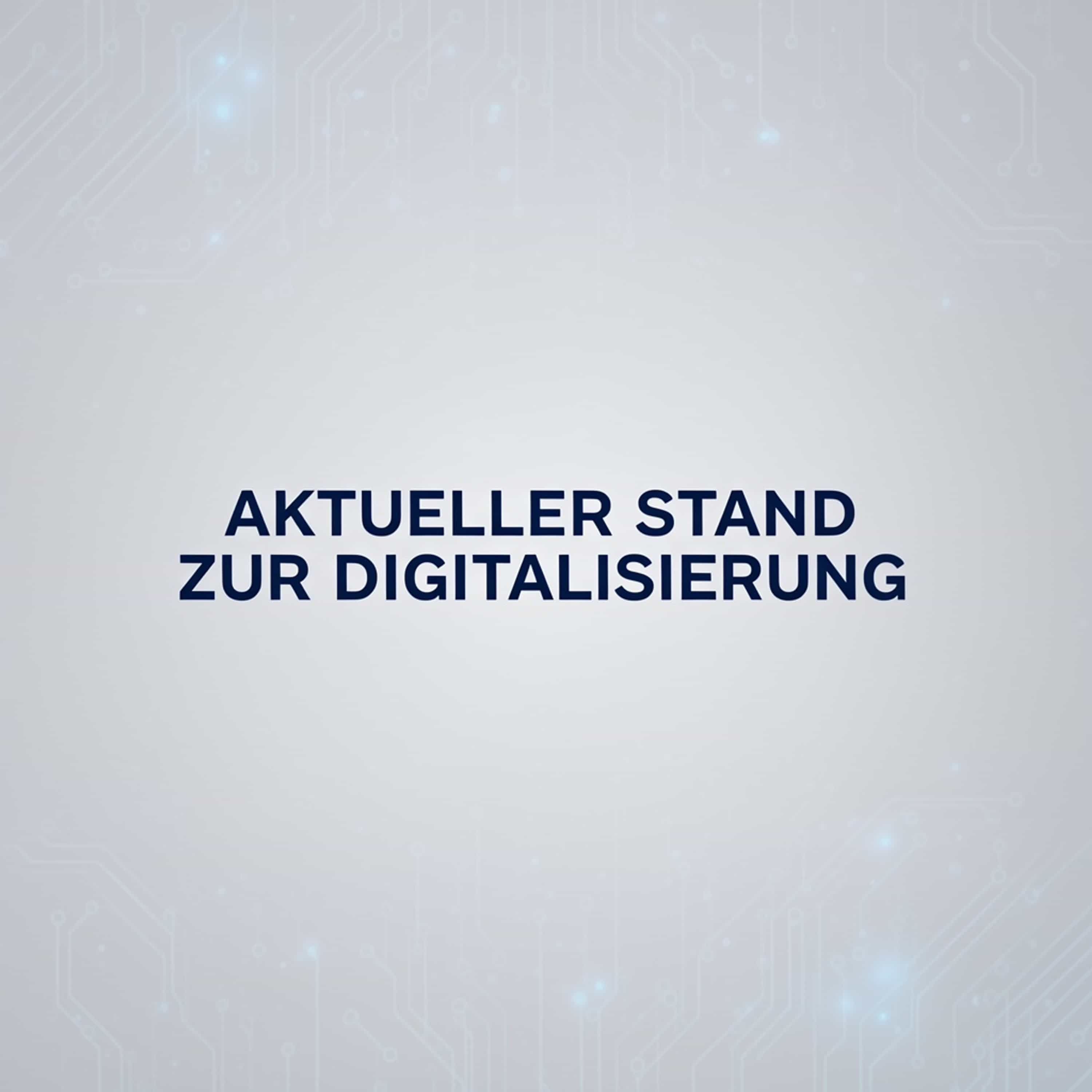 Aktueller Stand zur Digitalisierung (Feed Disabled) cover art