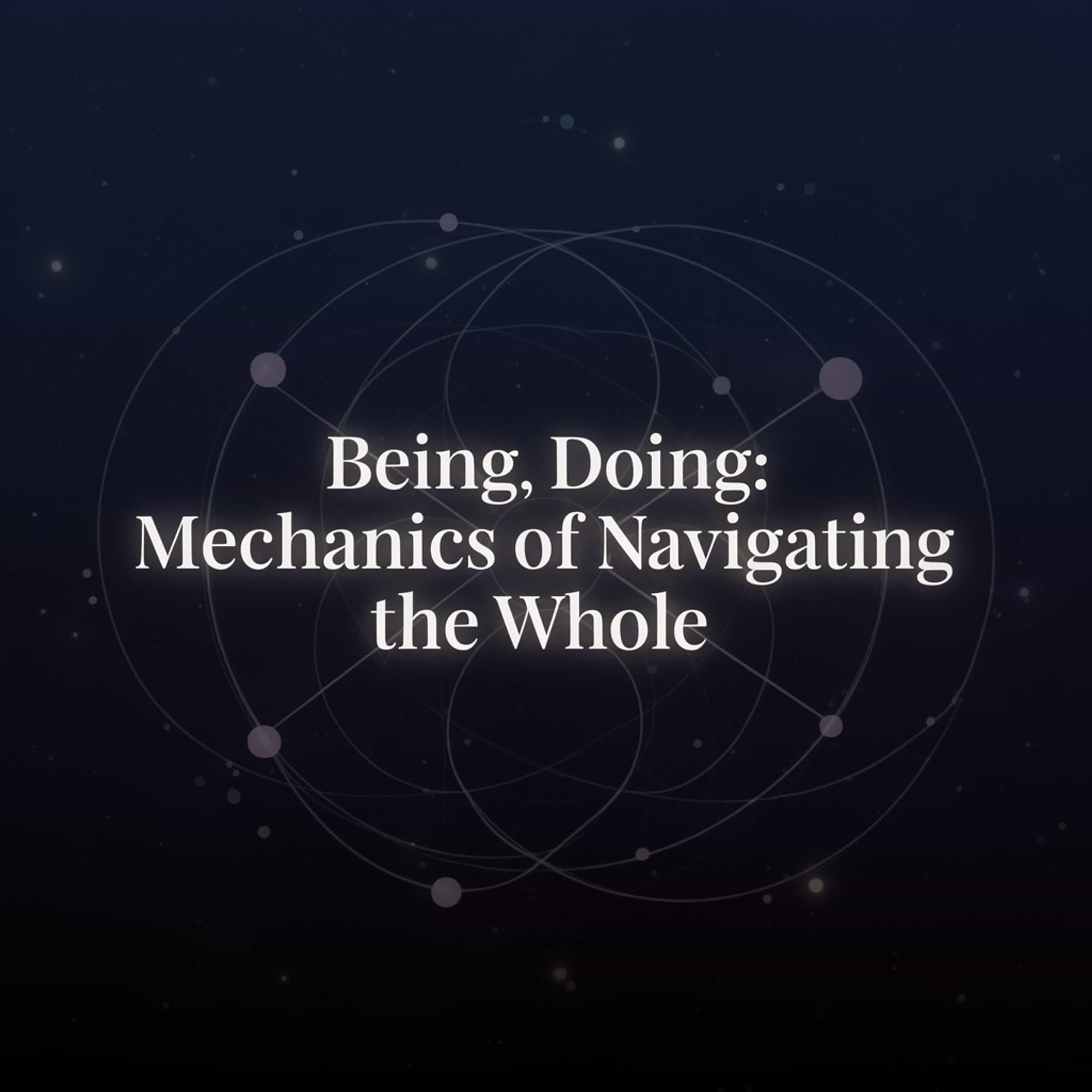 Being, Doing: Mechanics of Navigating the Whole (Feed Disabled)