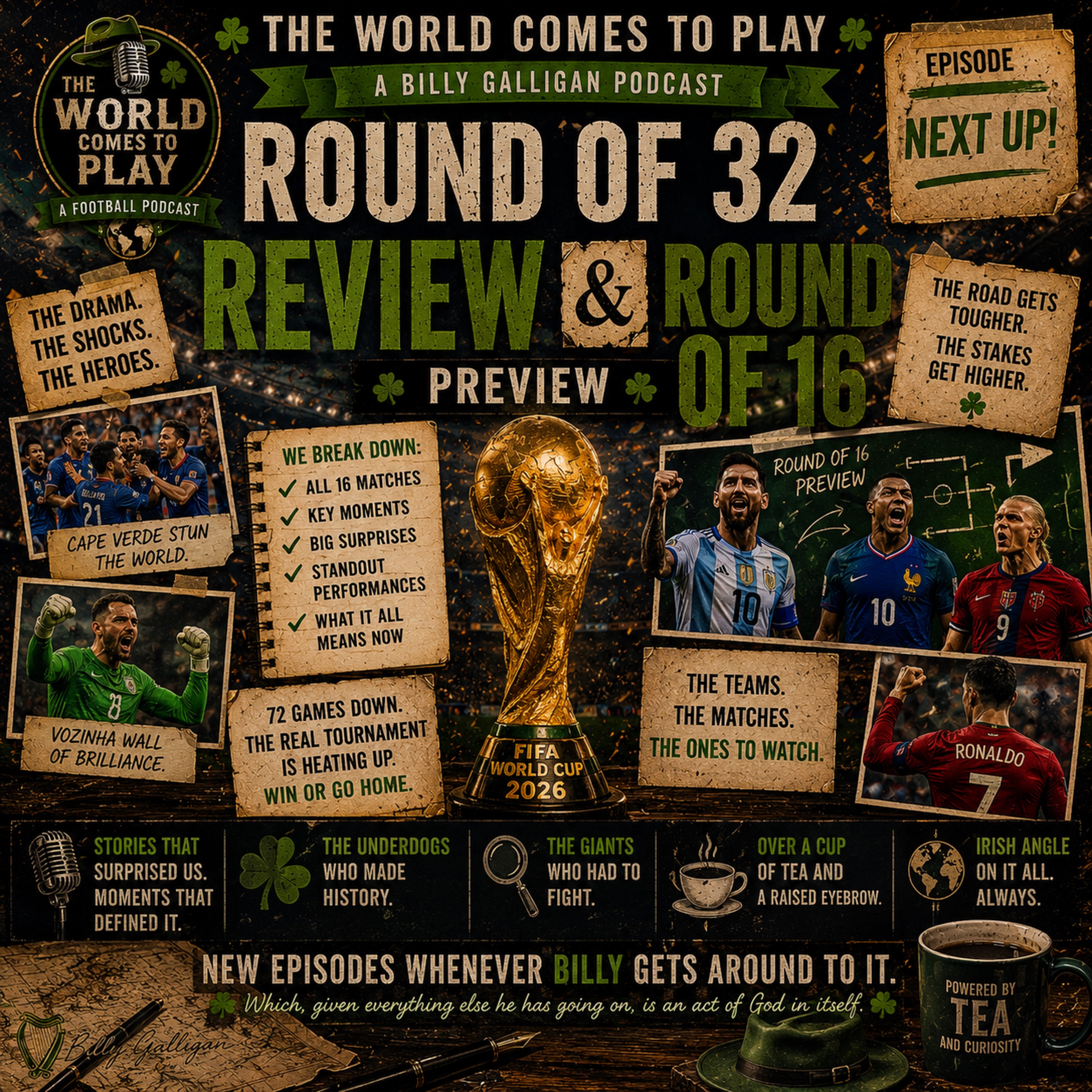 World Cup Chaos: Giant-Killers, Penalty Drama and Big Round of 16 Clashes episode artwork