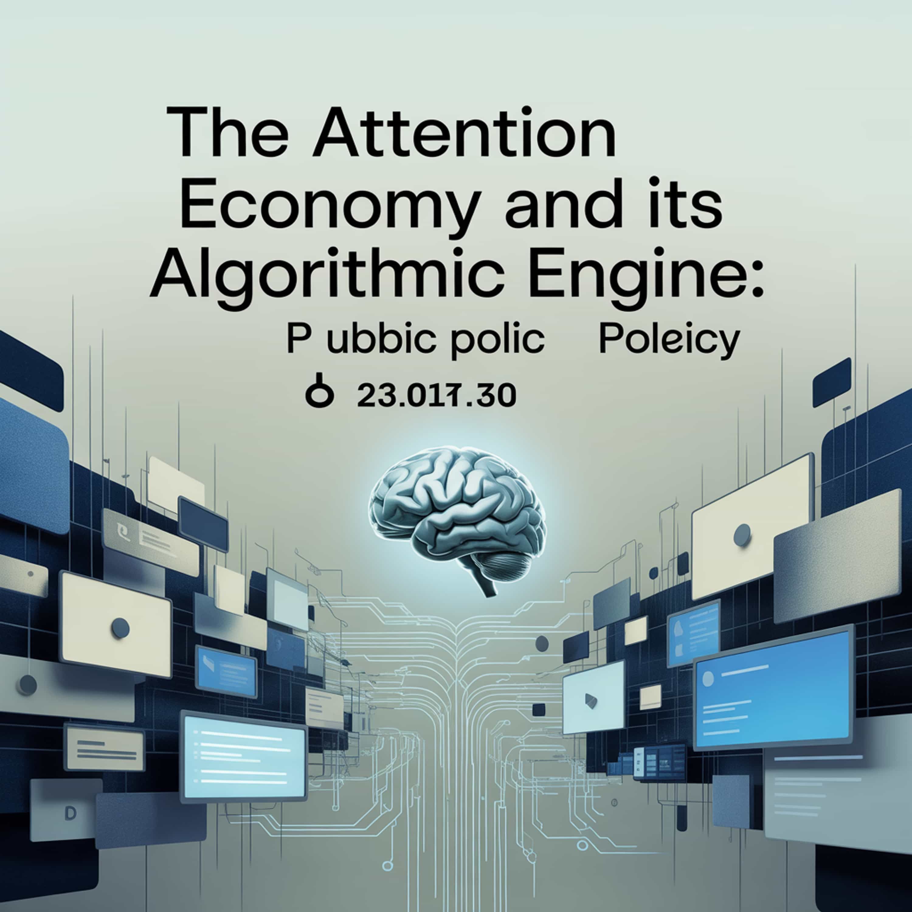 The Attention Economy and its Algorithmic Engine: A Public Policy Perspective