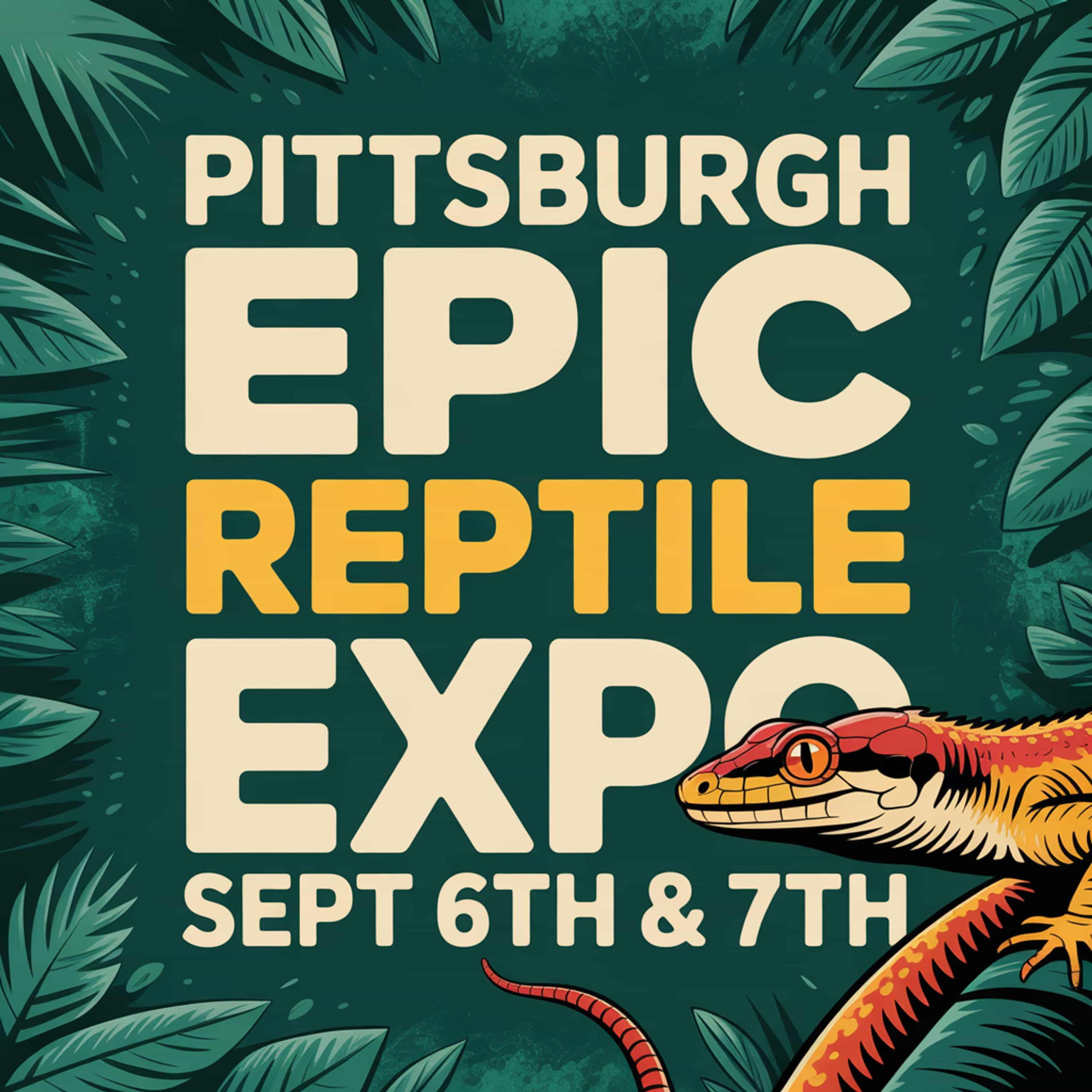 Pittsburgh Epic Reptile Expo Preview! Sept 6th & 7th
