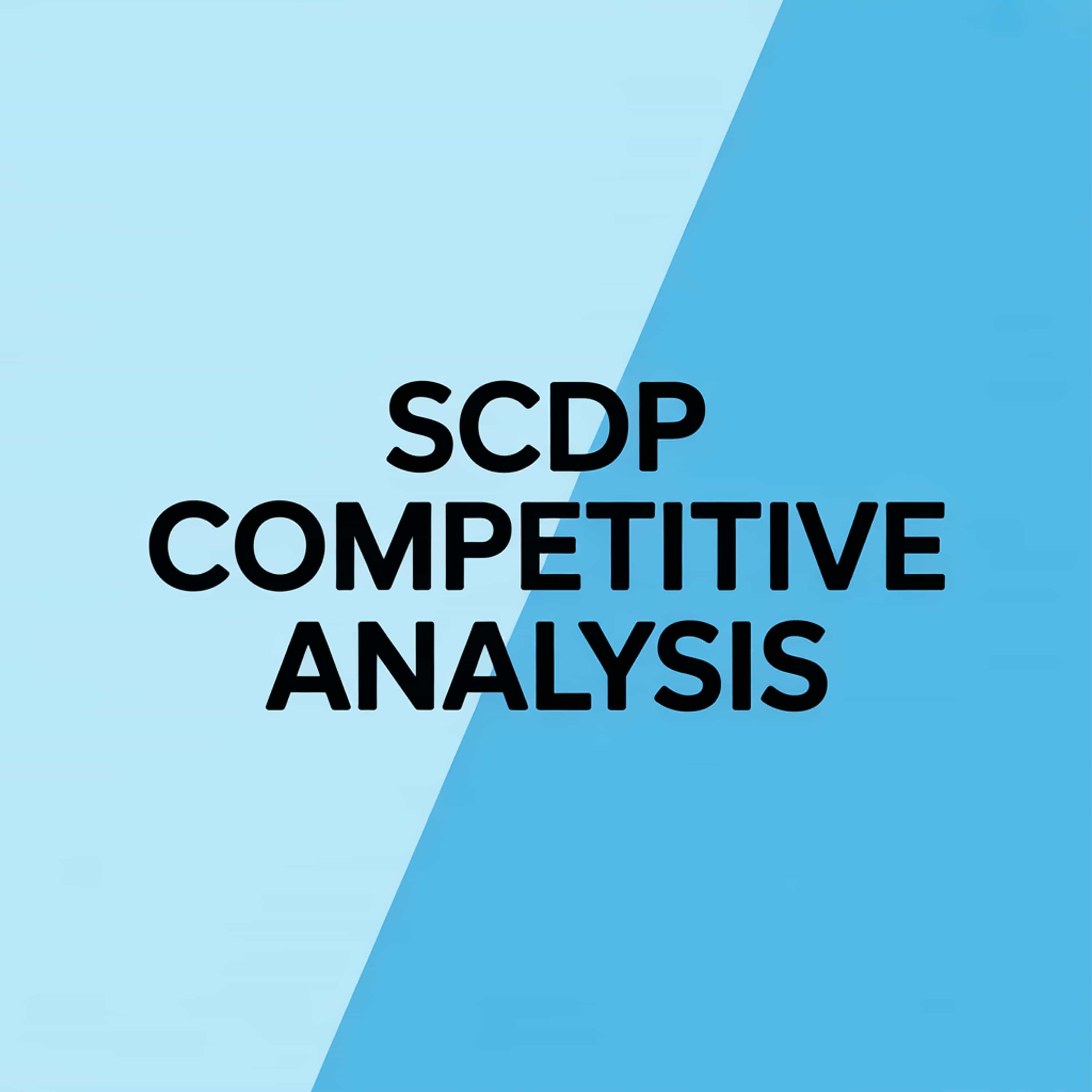 SCDP Competitive Analysis