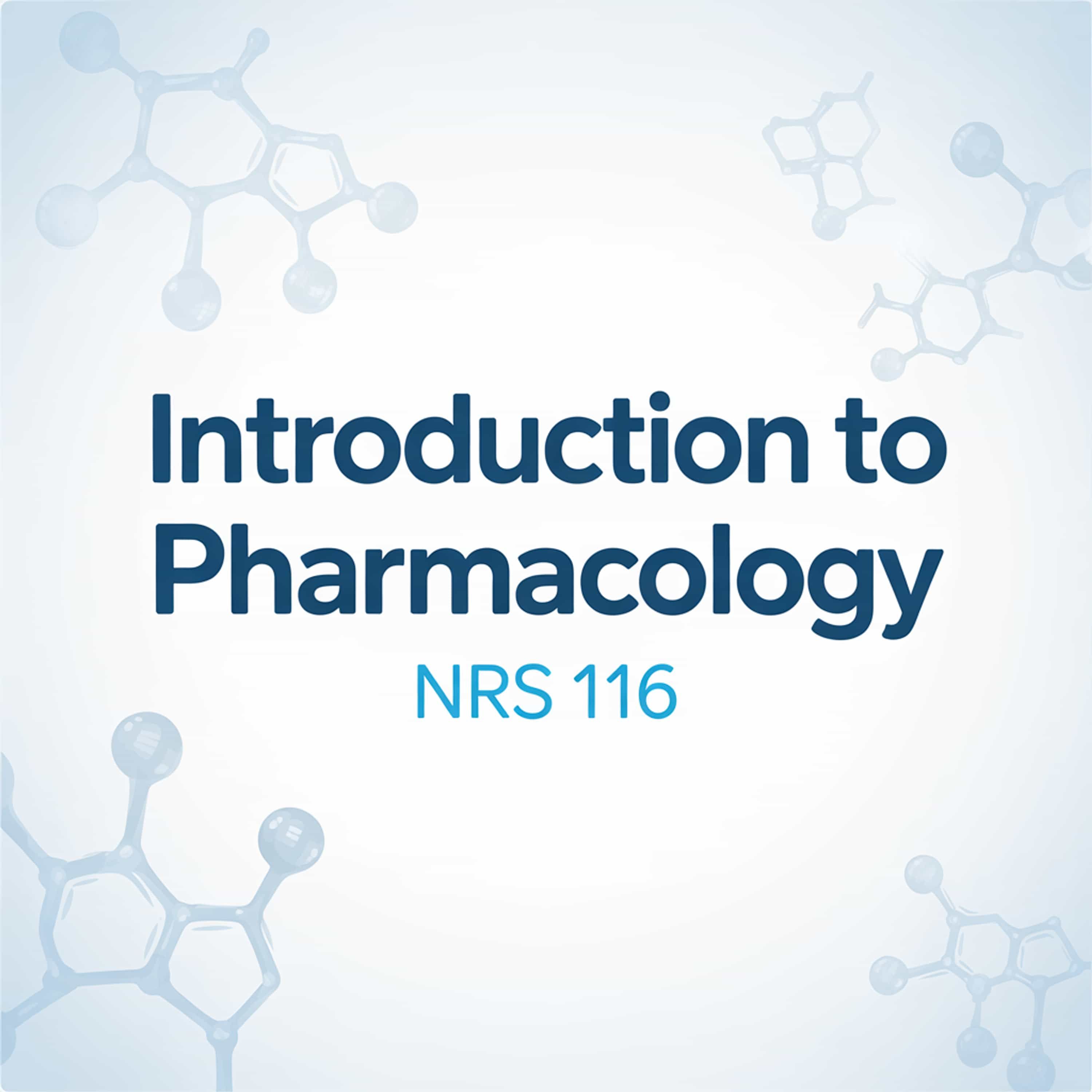 Introduction to Pharmacology